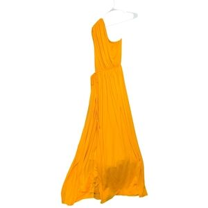 Halston Jackie  Jersey Gown Womens Size 6 Apricot Color
